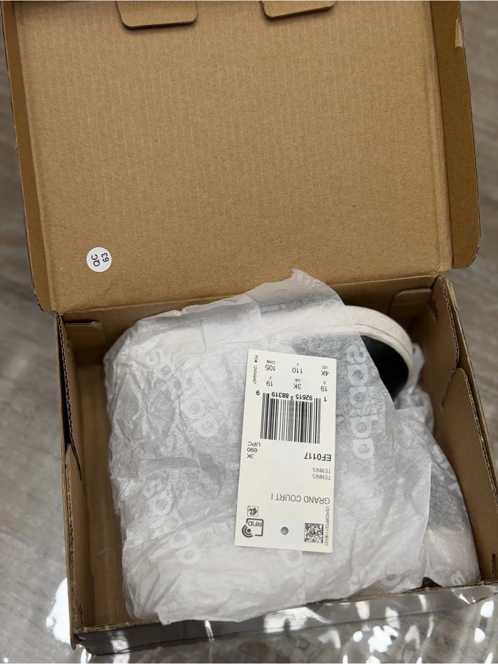 ADIDAS Grand Court Toddler Shoe